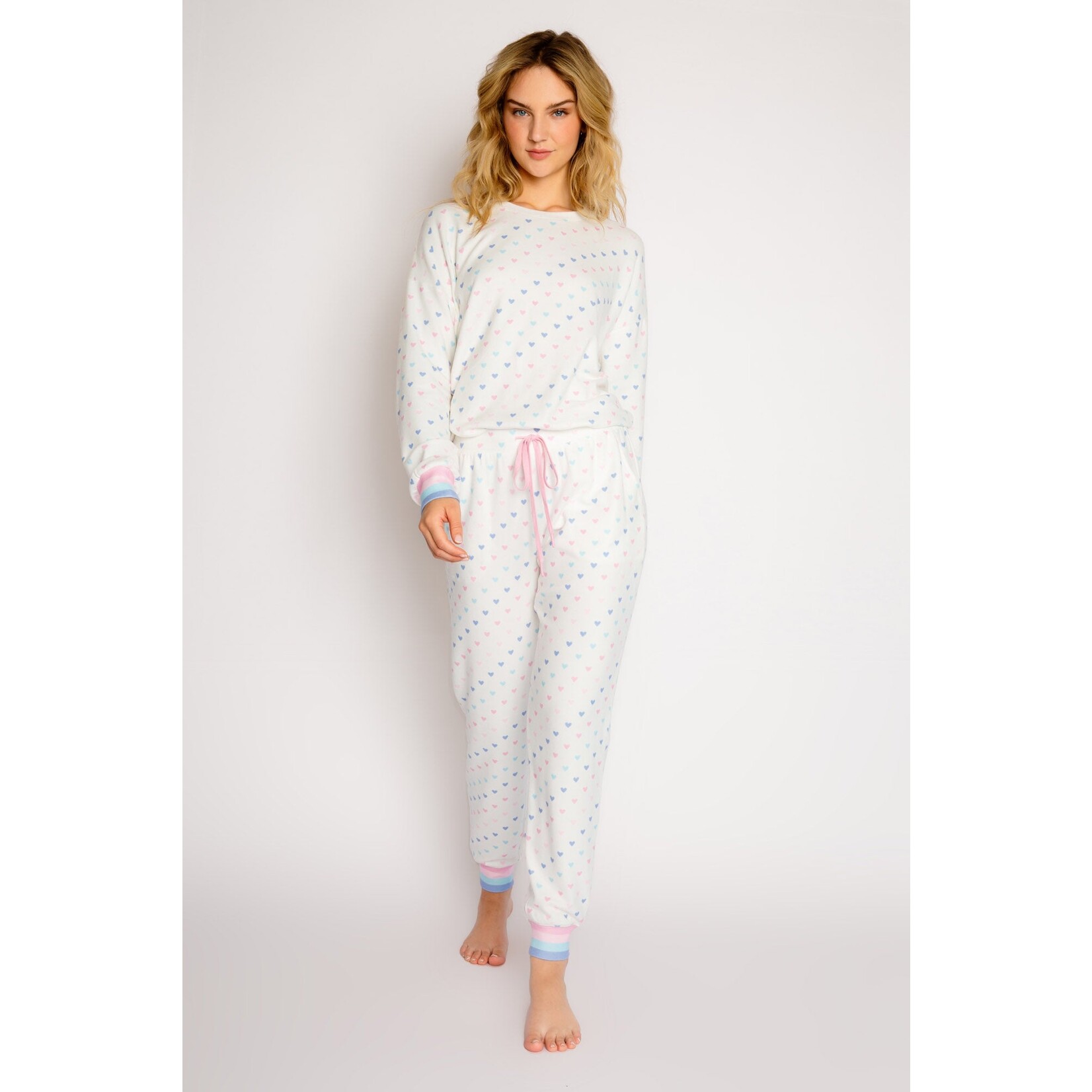 P.J. Salvage P.J. Salvage Mad Love Ivory Long Sleeve Top