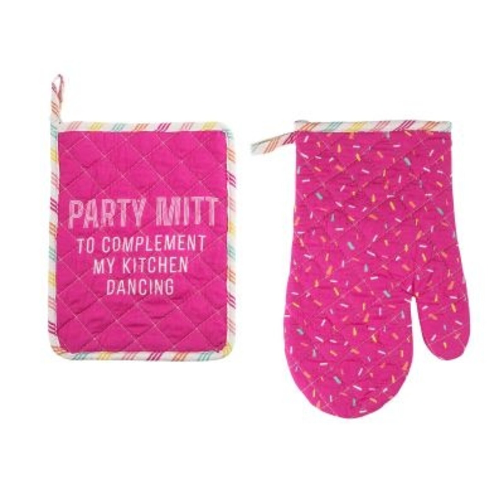 Totalee Gift Pot Holder & Oven Mitt Set