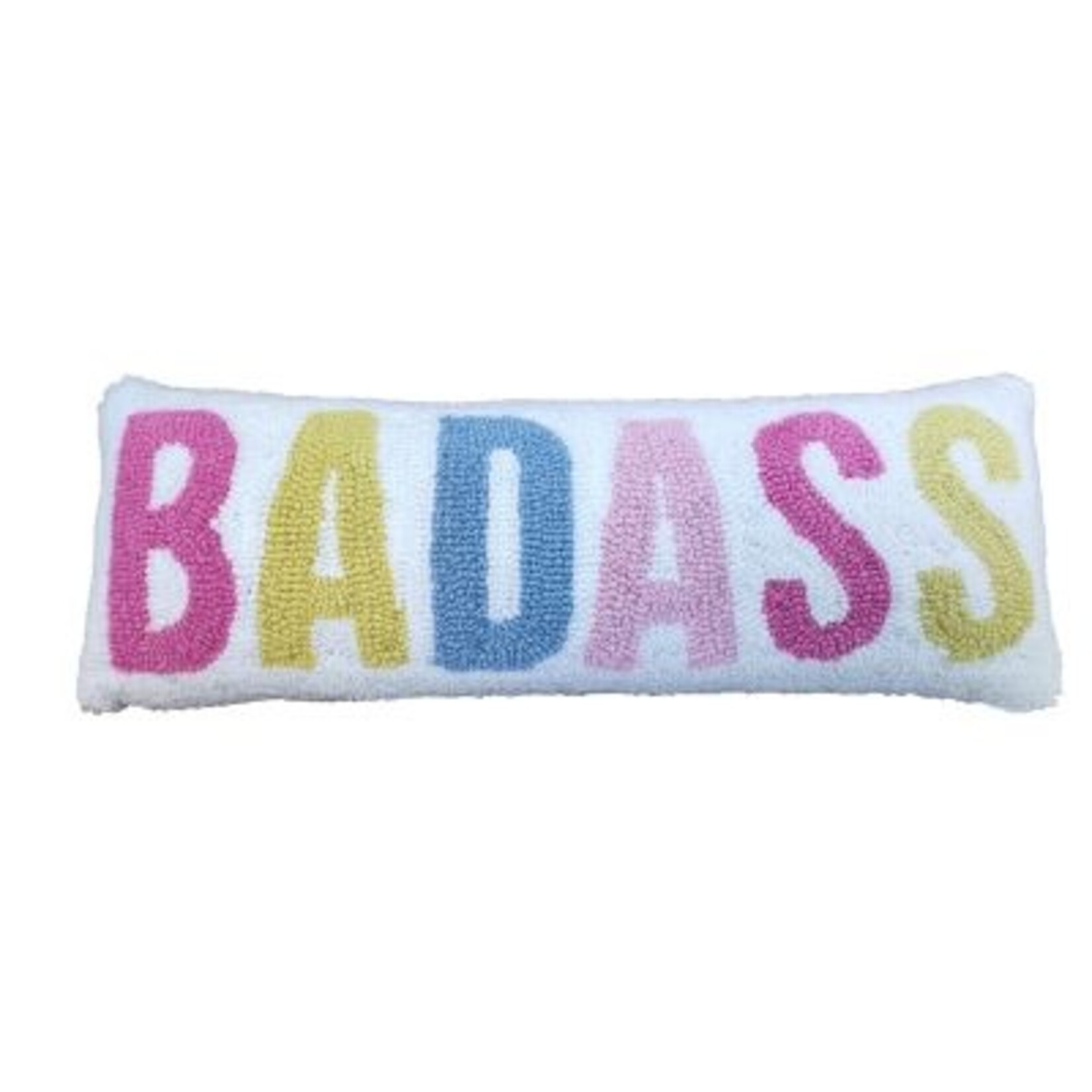 Totalee Gift Badass Large Lumbar Hook Loop Pillow