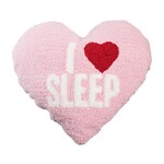 Totalee Gift I Heart Sleep Hook Loop Pillow