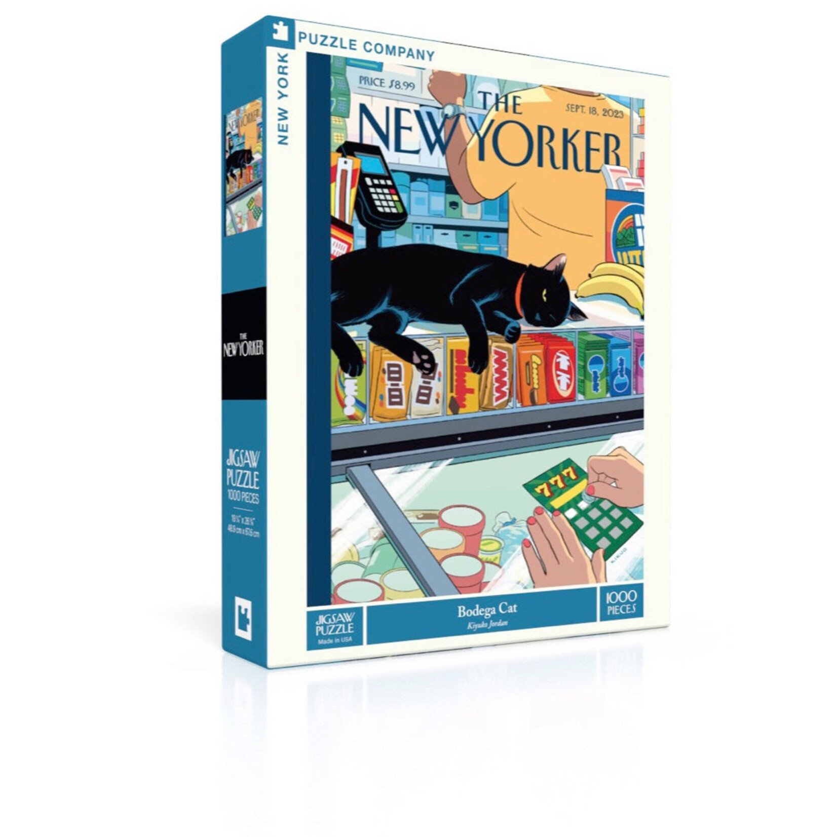 New York Puzzle Co. The New Yorker Bodega Cat 1000 Piece Puzzle