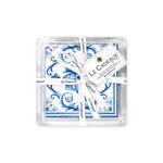 Le Cadeaux Le Cadeaux Mallorca Cocktail Napkins with Acrylic Holder Gift Set