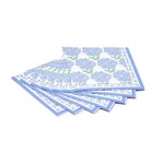 Two's Company Hydrangea 3-Ply Paper Cocktail Napkins