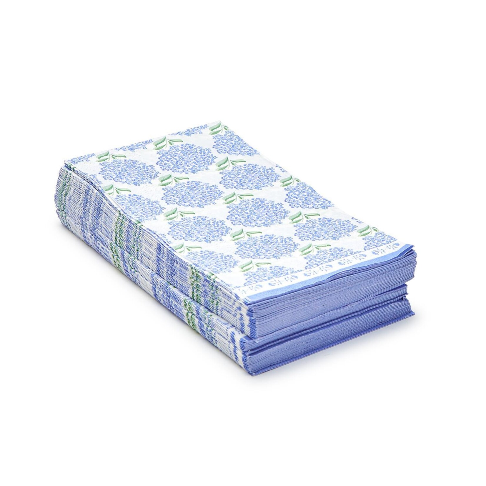 Two's Company Hydrangea 3-Ply Paper Napkins Guest Towels