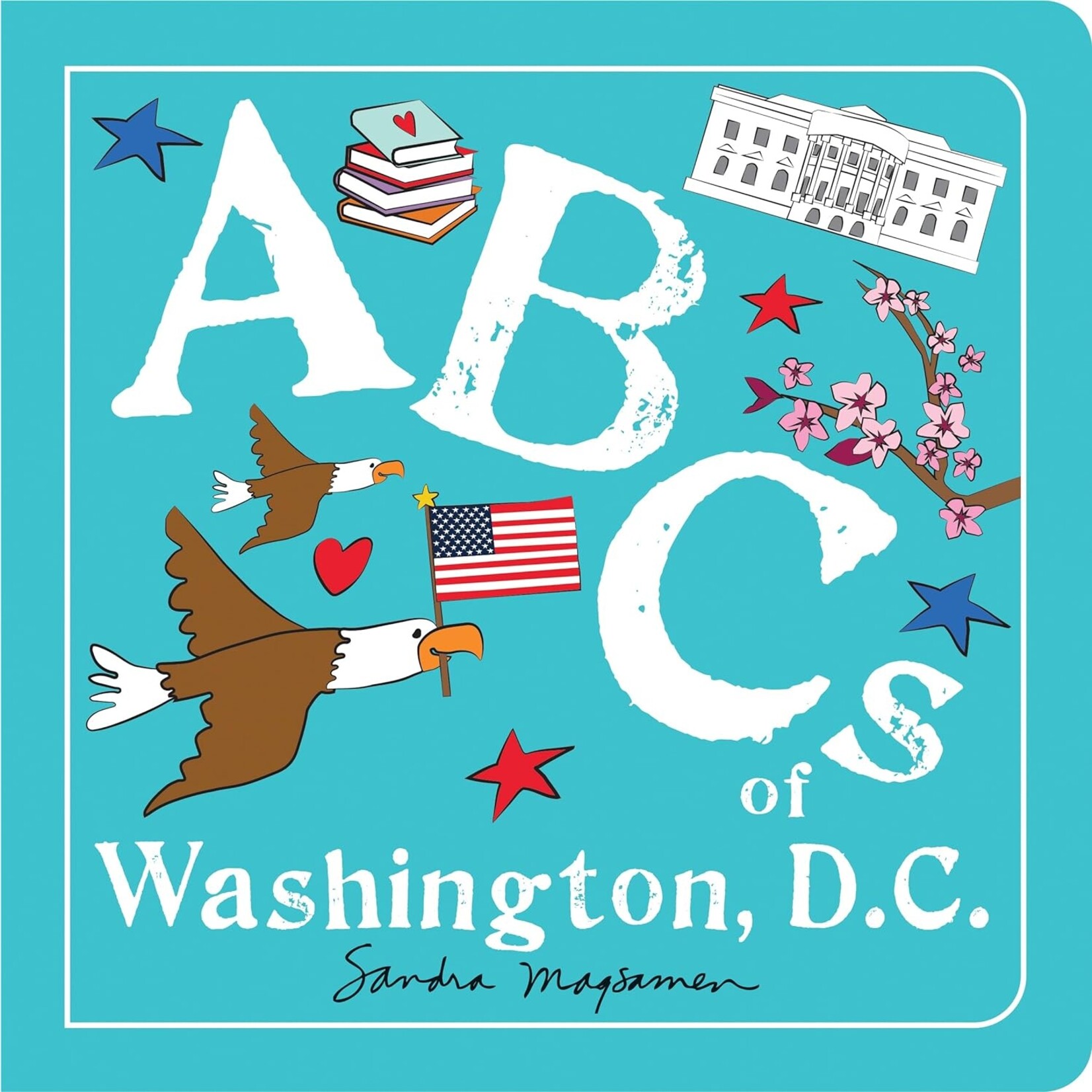 Sourcebooks ABCs of Washington D.C. Board Book