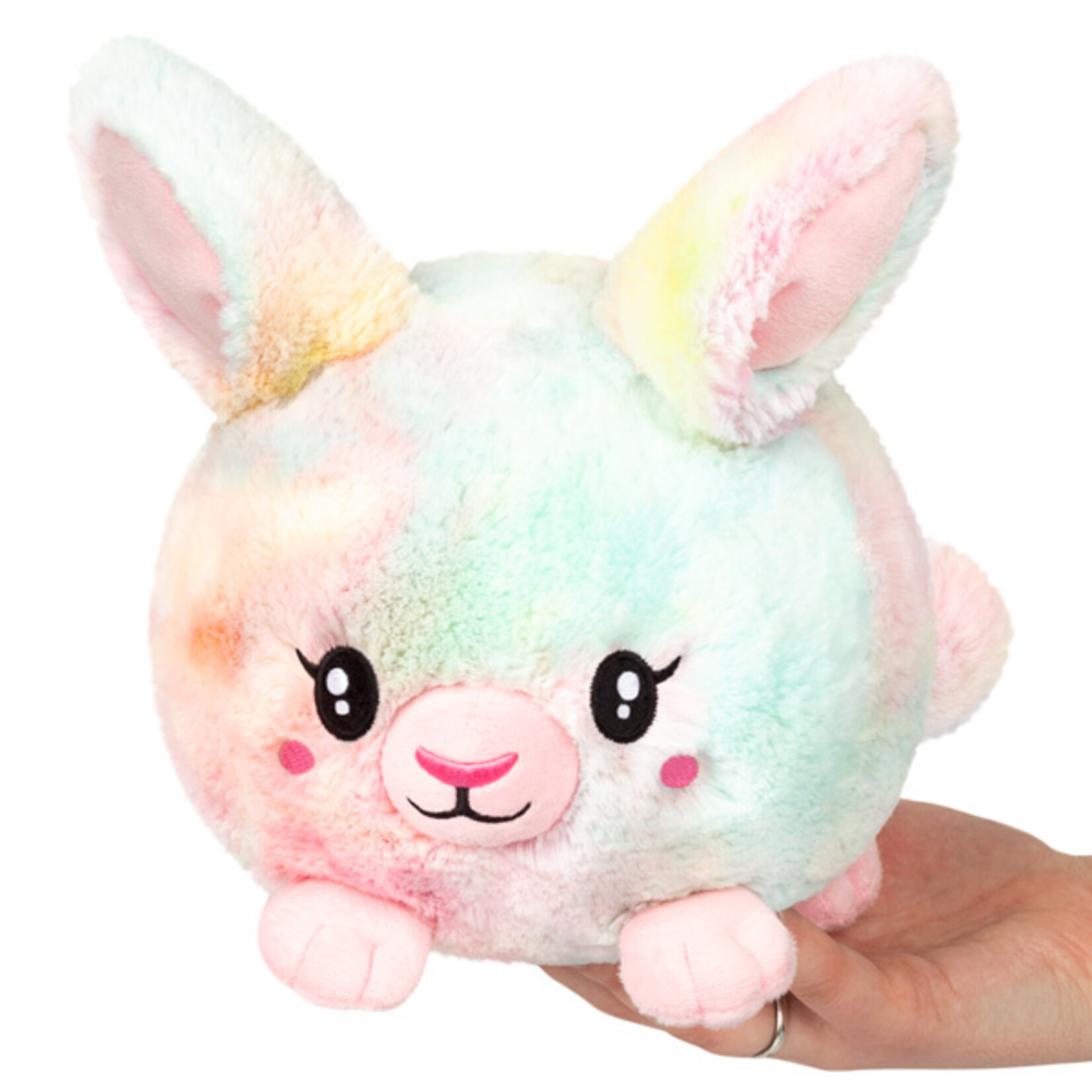 Squishable Mini Squishable Fluffy Bunny -Pastel Tie Dye