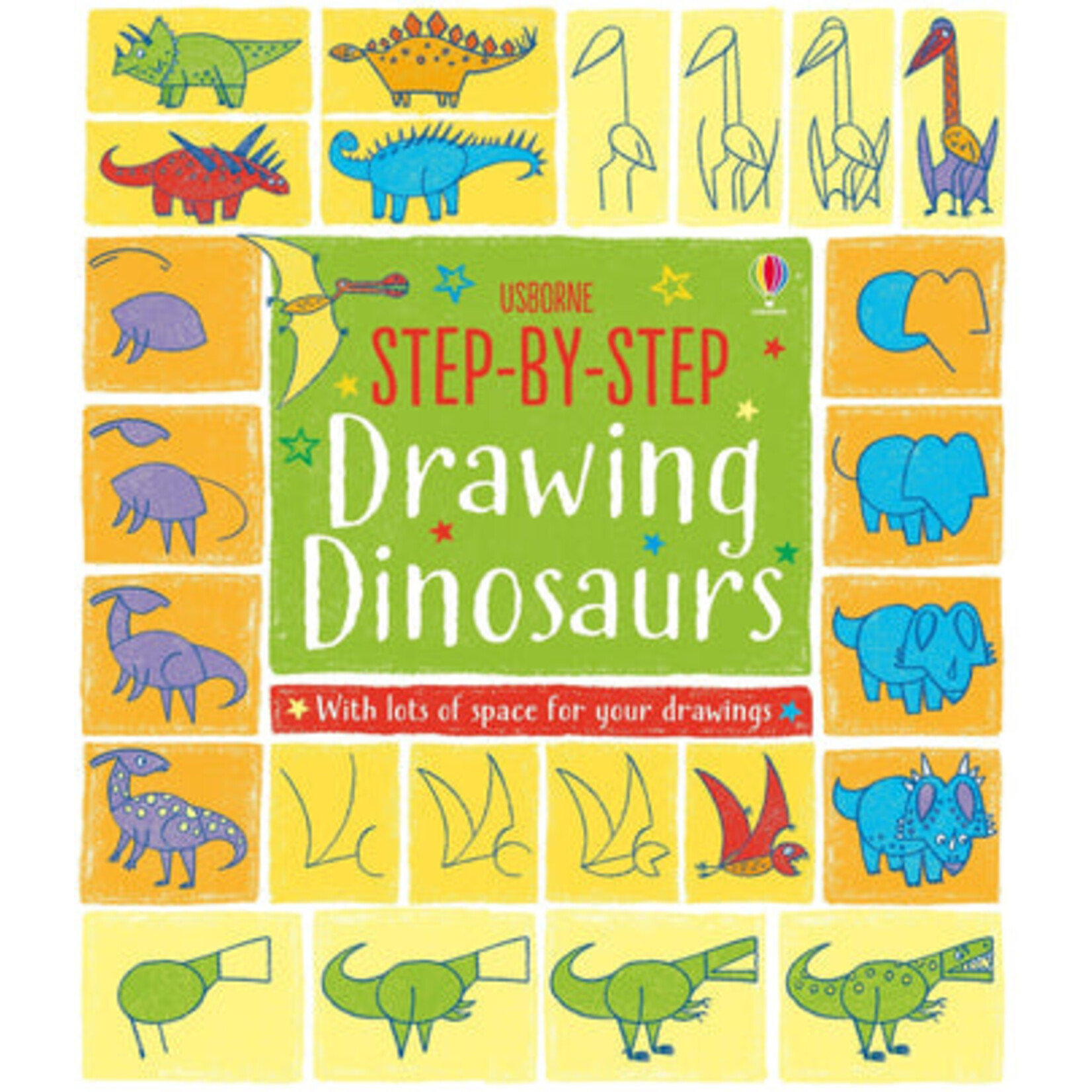 Harper Collins Step by Step Drawing Dinosaurs
