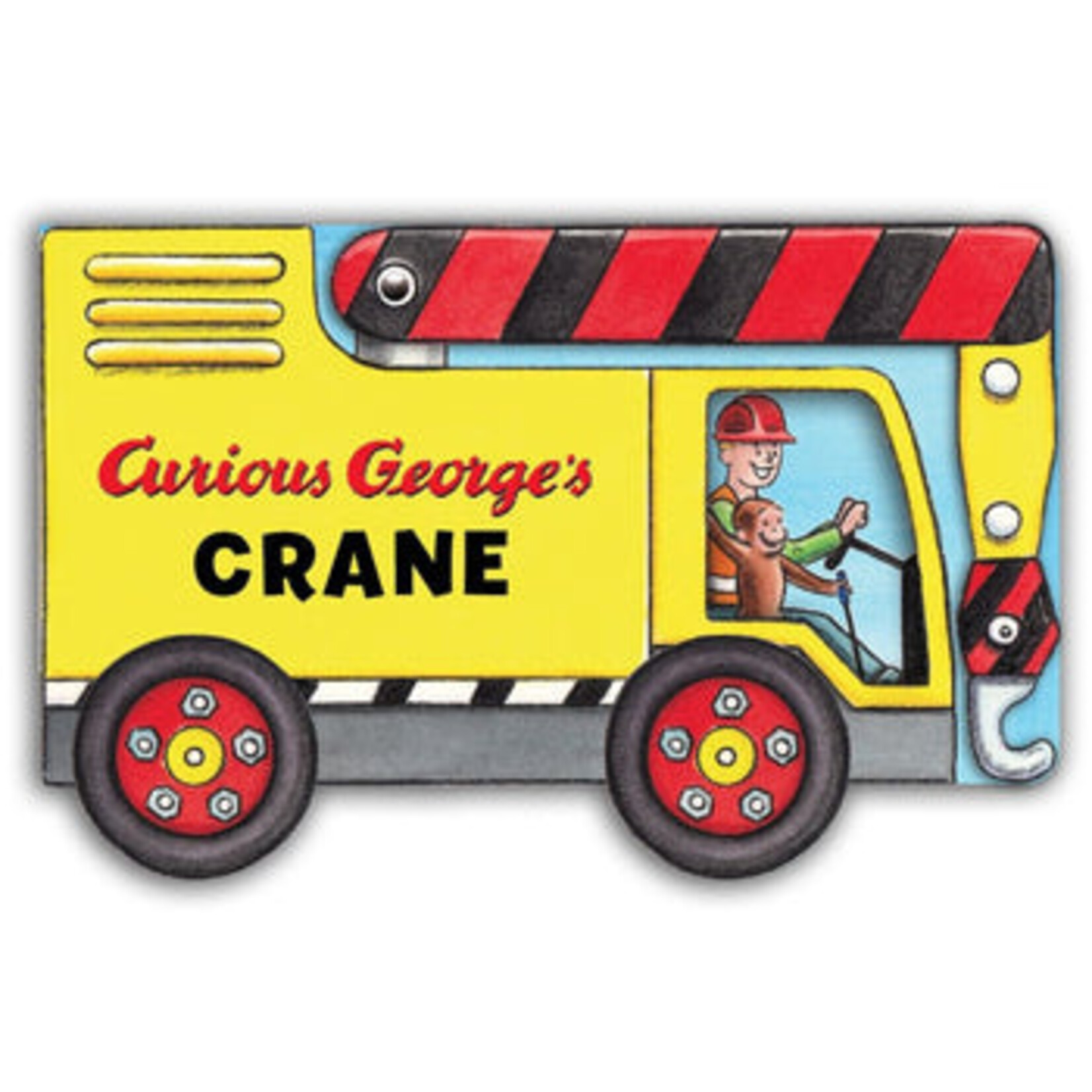 Harper Collins Curious George's Crane (Mini Movers Shaped Board Books)