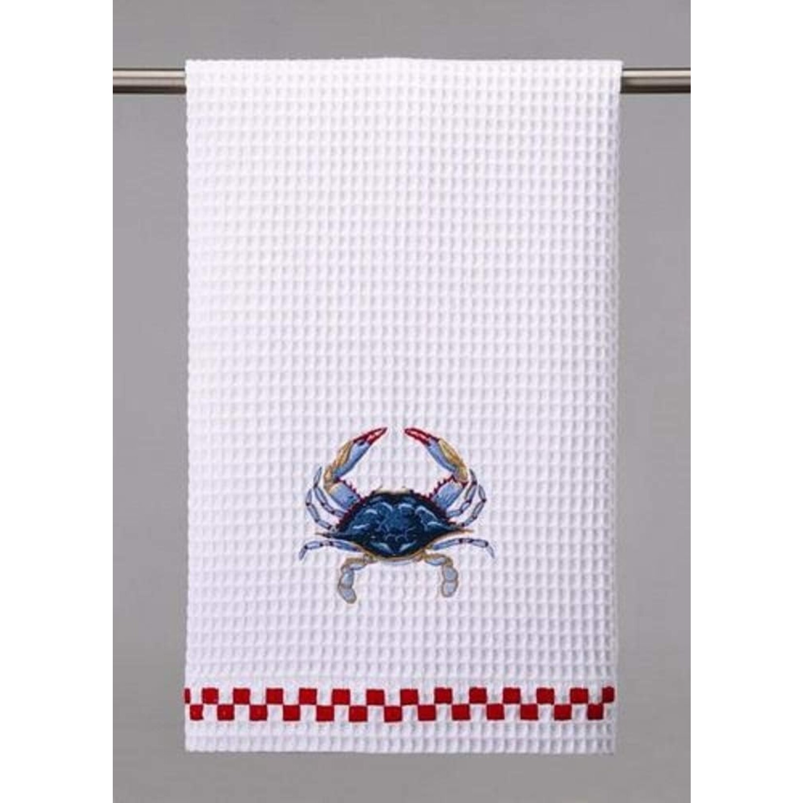 Peking Handicraft Blue Crab Dish Towel