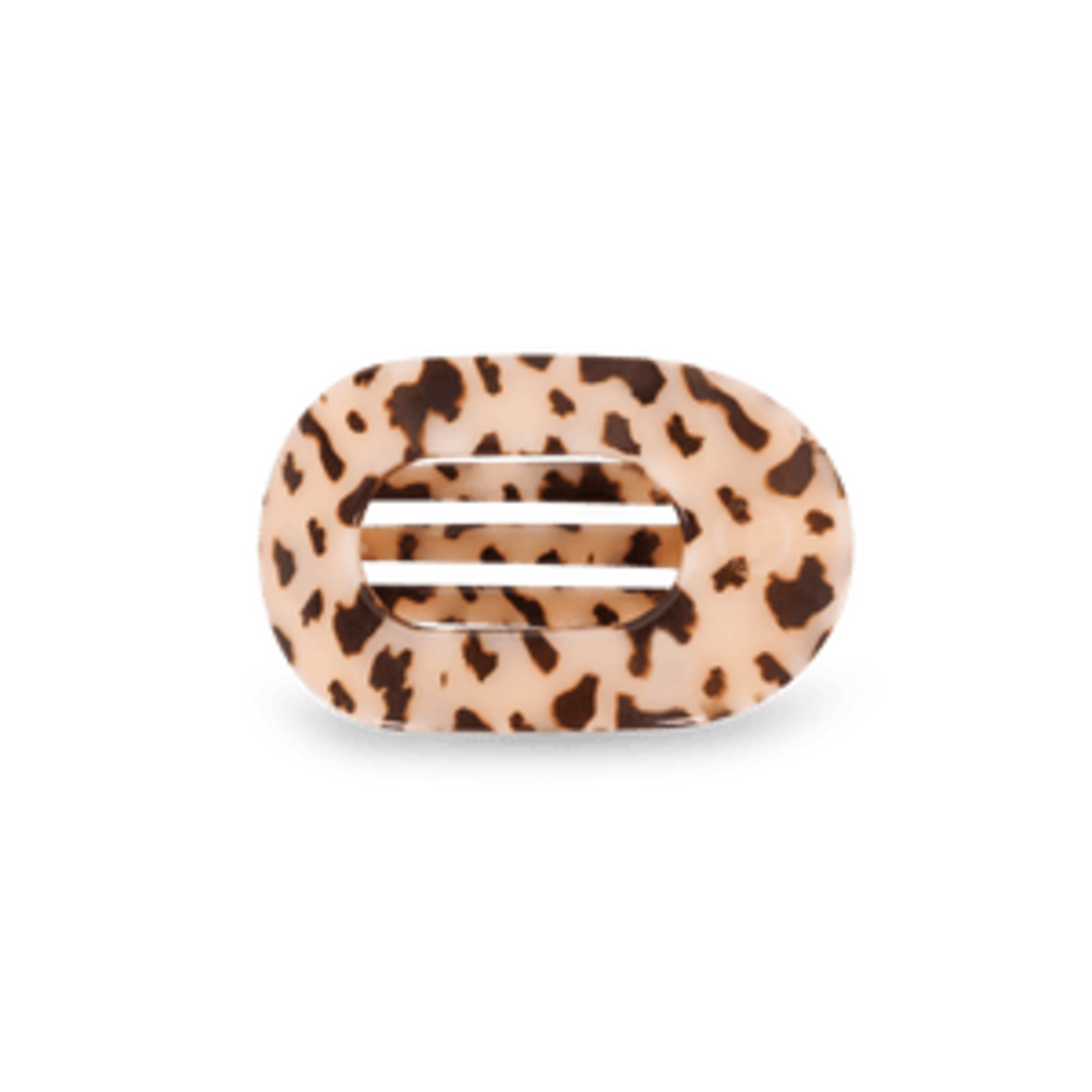 Teleties Teleties Blonde Tortoise Flat Round Clip-small