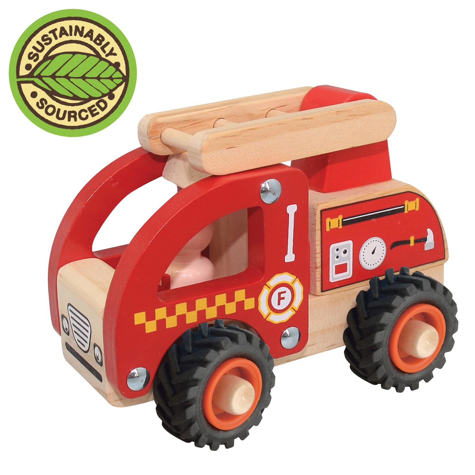 House of Marbles Wooden Emergency Vehicle