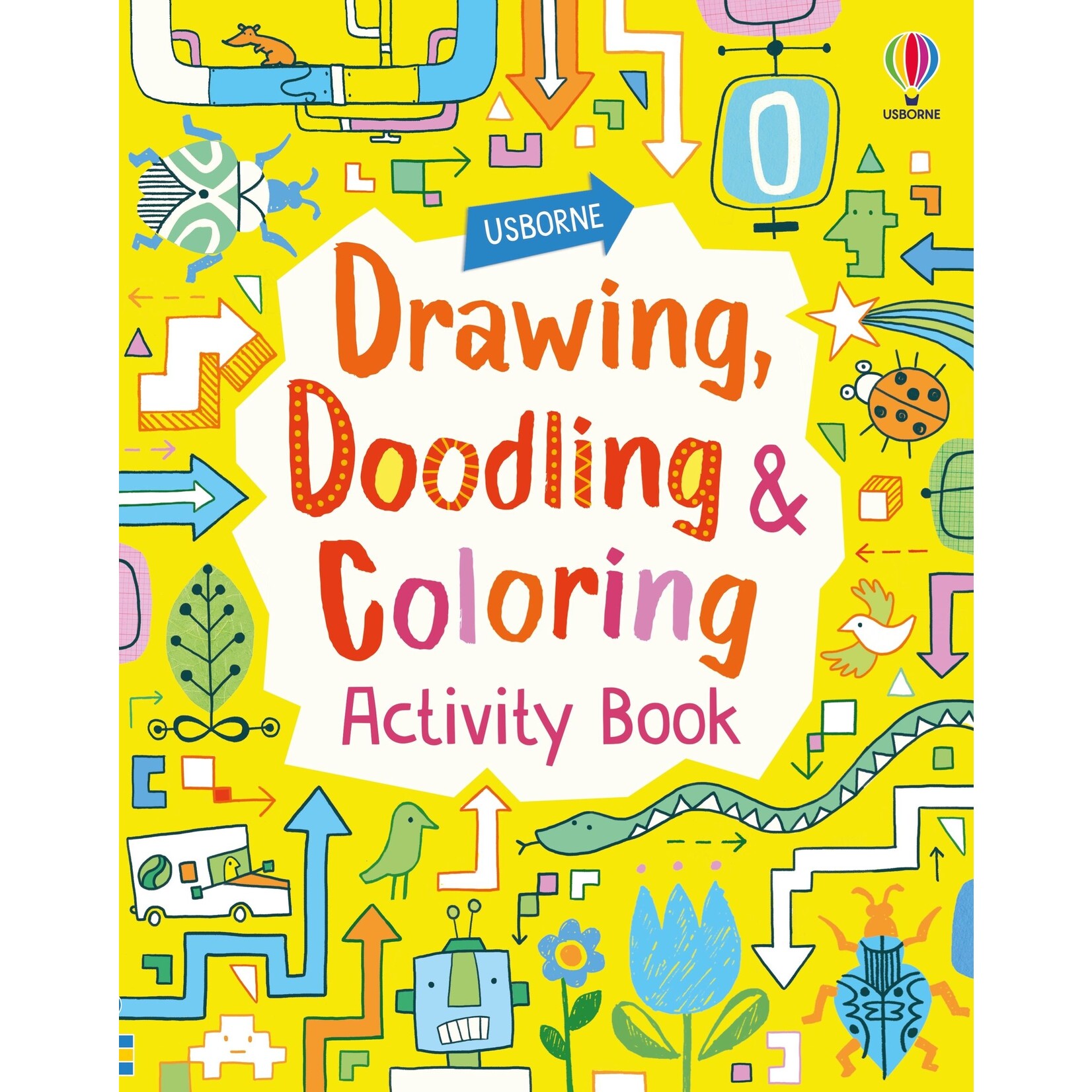 Usborne Publishing Drawing, Doodling & Coloring Activity Book