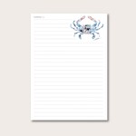 amanda klein co. Blue Crab Desk Notebook