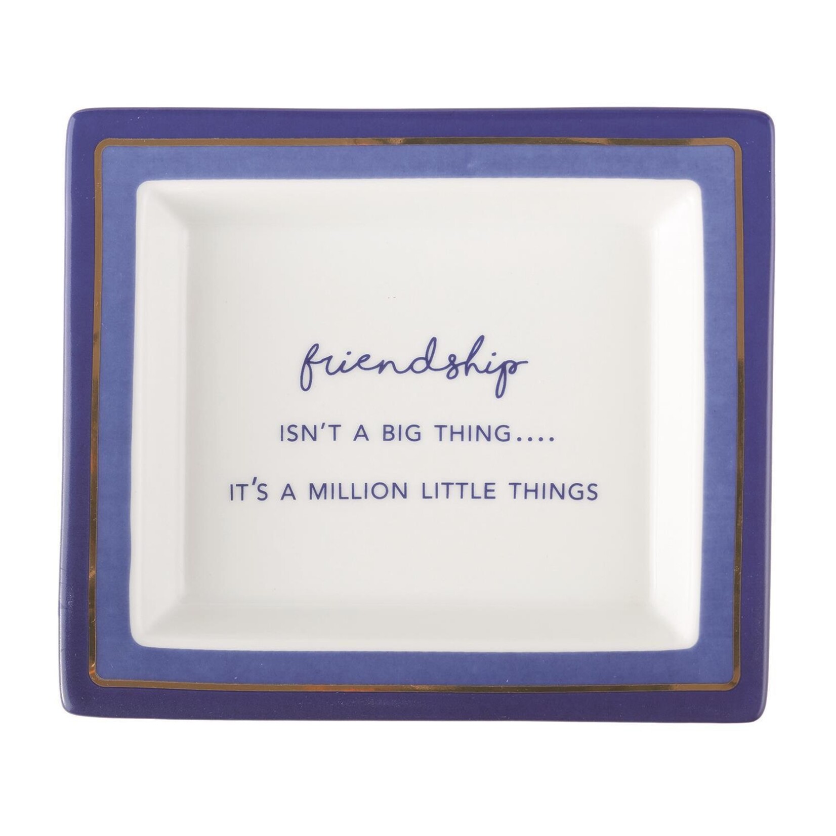 Two's Company Two's Company Wise Saying Tray in Gift Box - Friendship