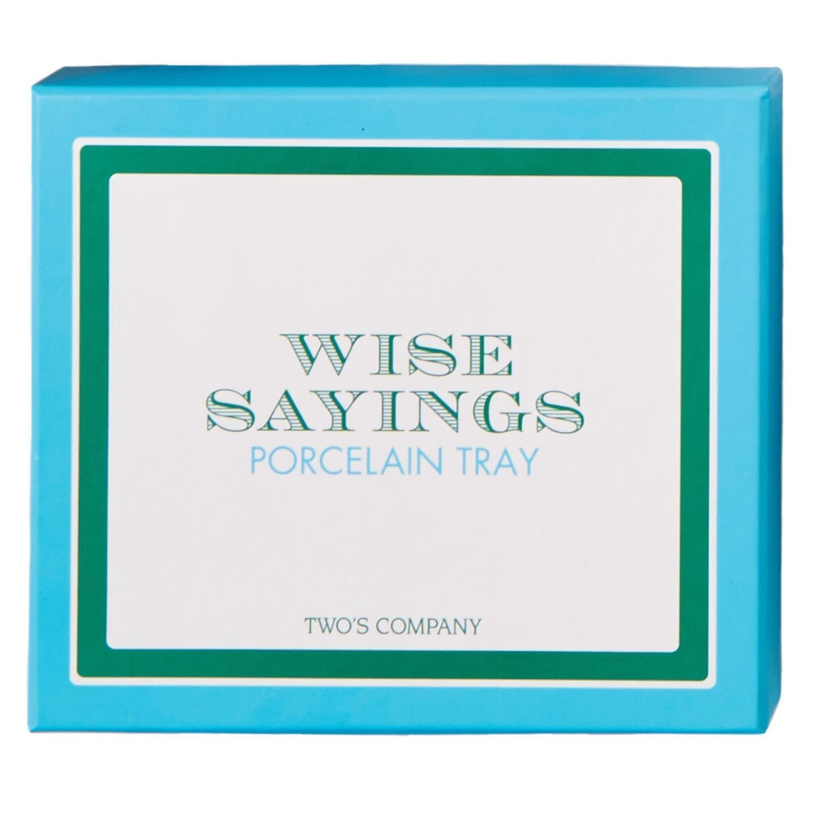Two's Company Two's Company Wise Saying Tray in Gift Box - Friendship