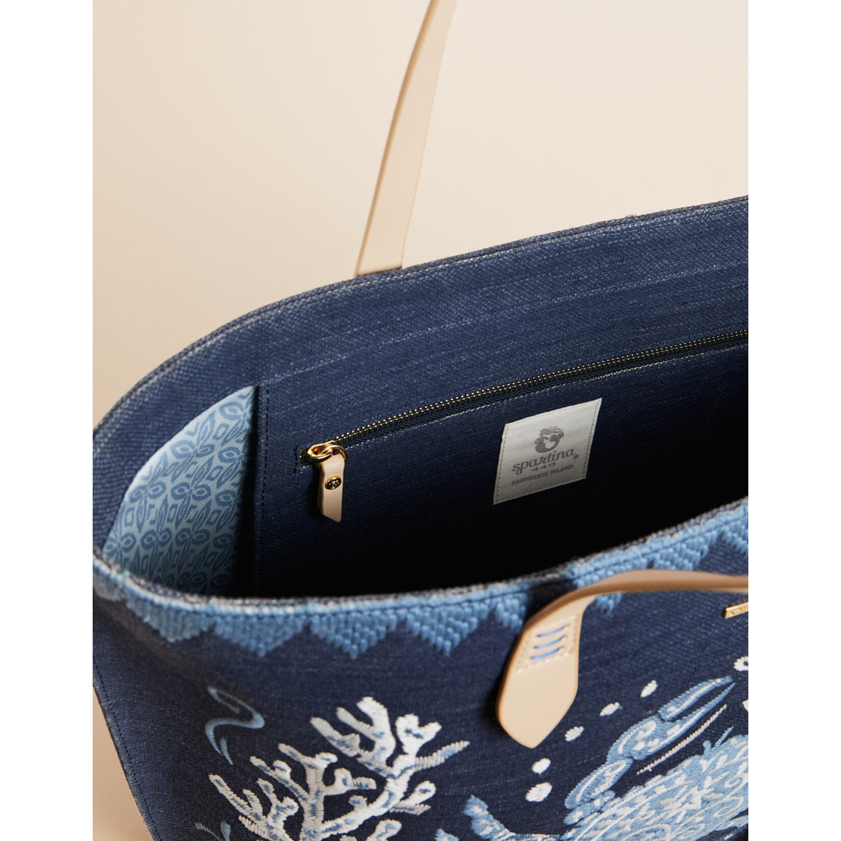 Spartina Spartina Fiesta Tote Hamilton Crab