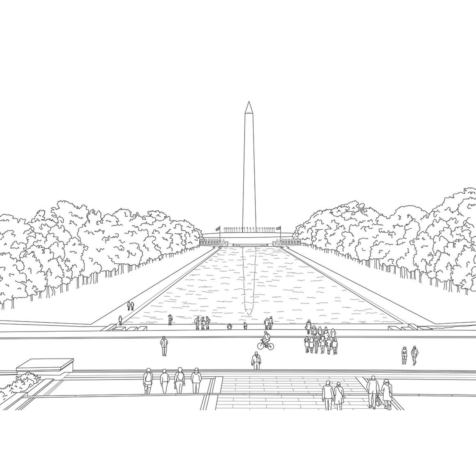 Color Our Town Color The National Mall