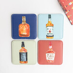 Keva Style Bourbon Trail Coasters Set of 4