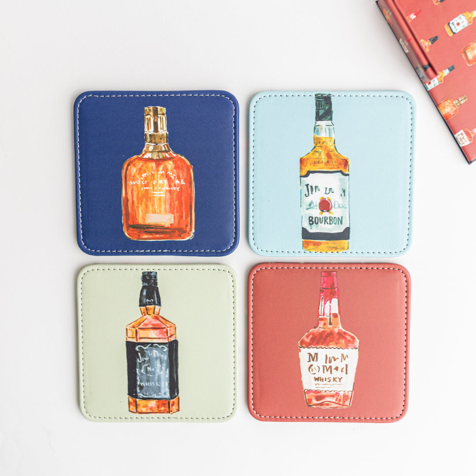 Keva Style Bourbon Trail Coasters Set of 4
