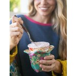 Natural Life Ice Cream Cozy - Floral On Sage