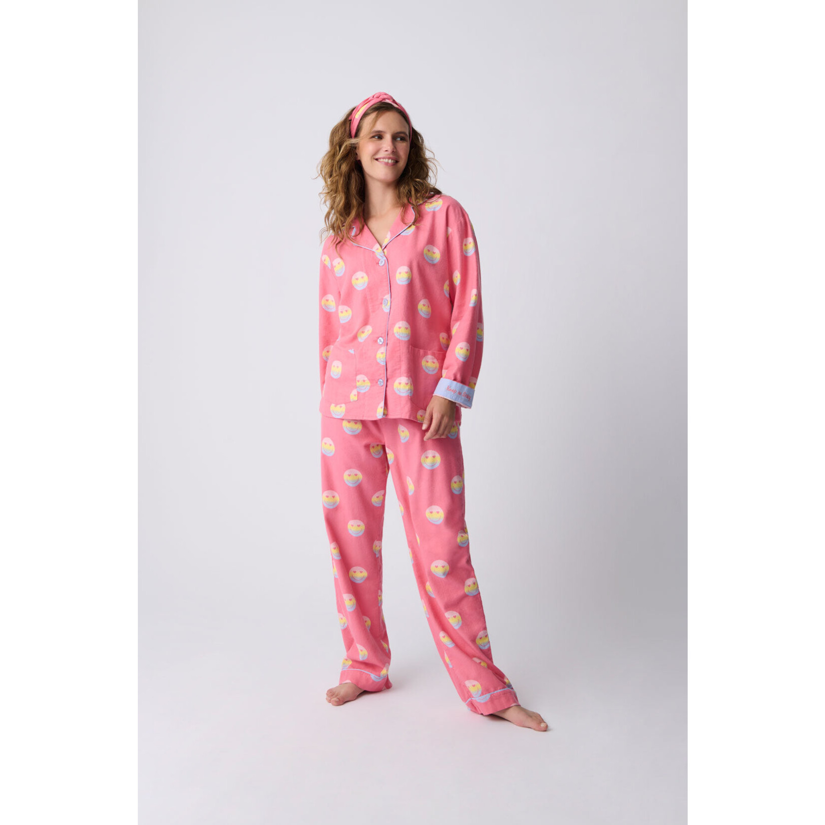 P.J. Salvage PJ Salvage Keep On Smiling Flannel PJ Set