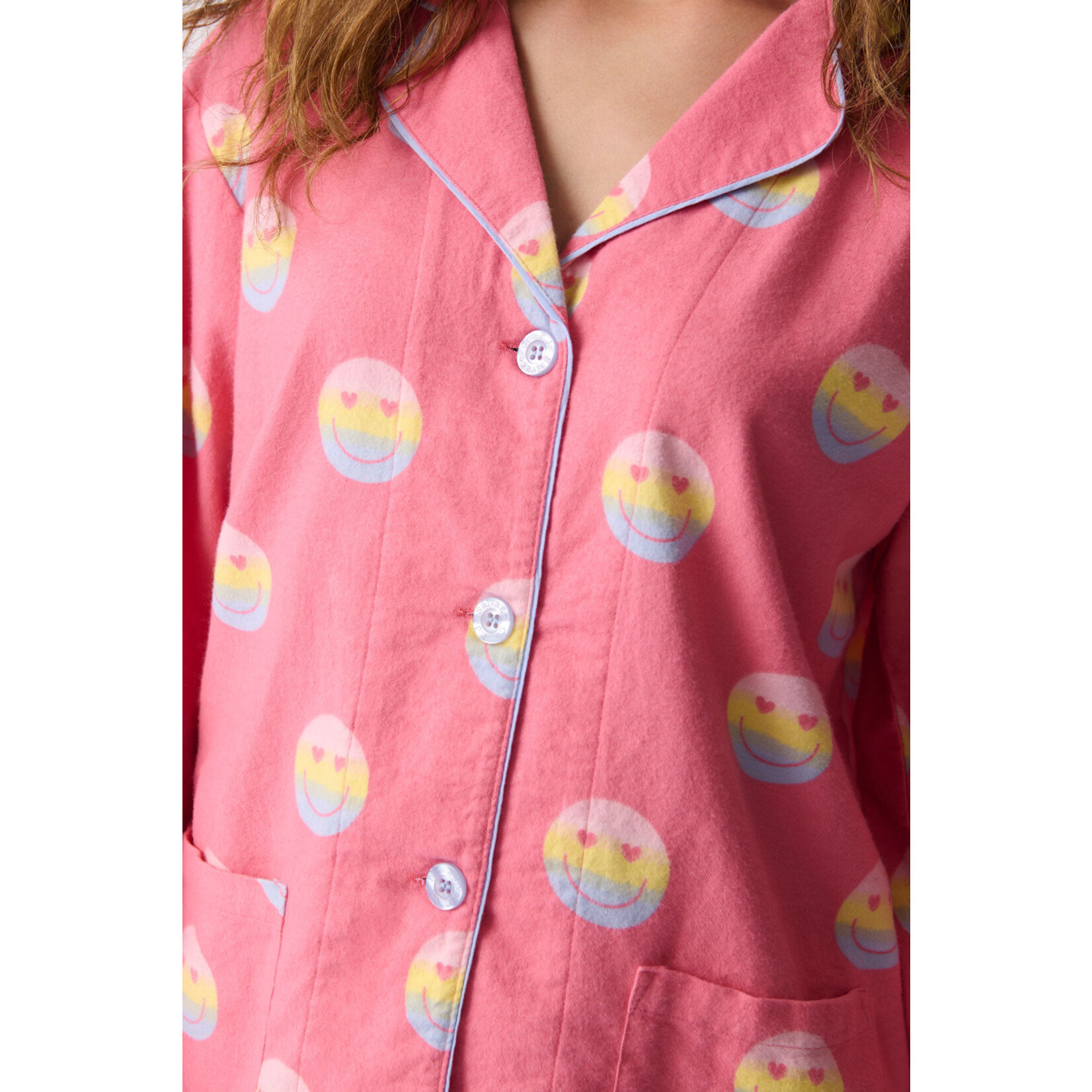P.J. Salvage PJ Salvage Keep On Smiling Flannel PJ Set