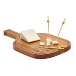 Two's Company Picketball Racket Serving Board w/ 20 Ball Bamboo picks