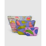 BAGGU Baggu Still Life Go Pouch Set