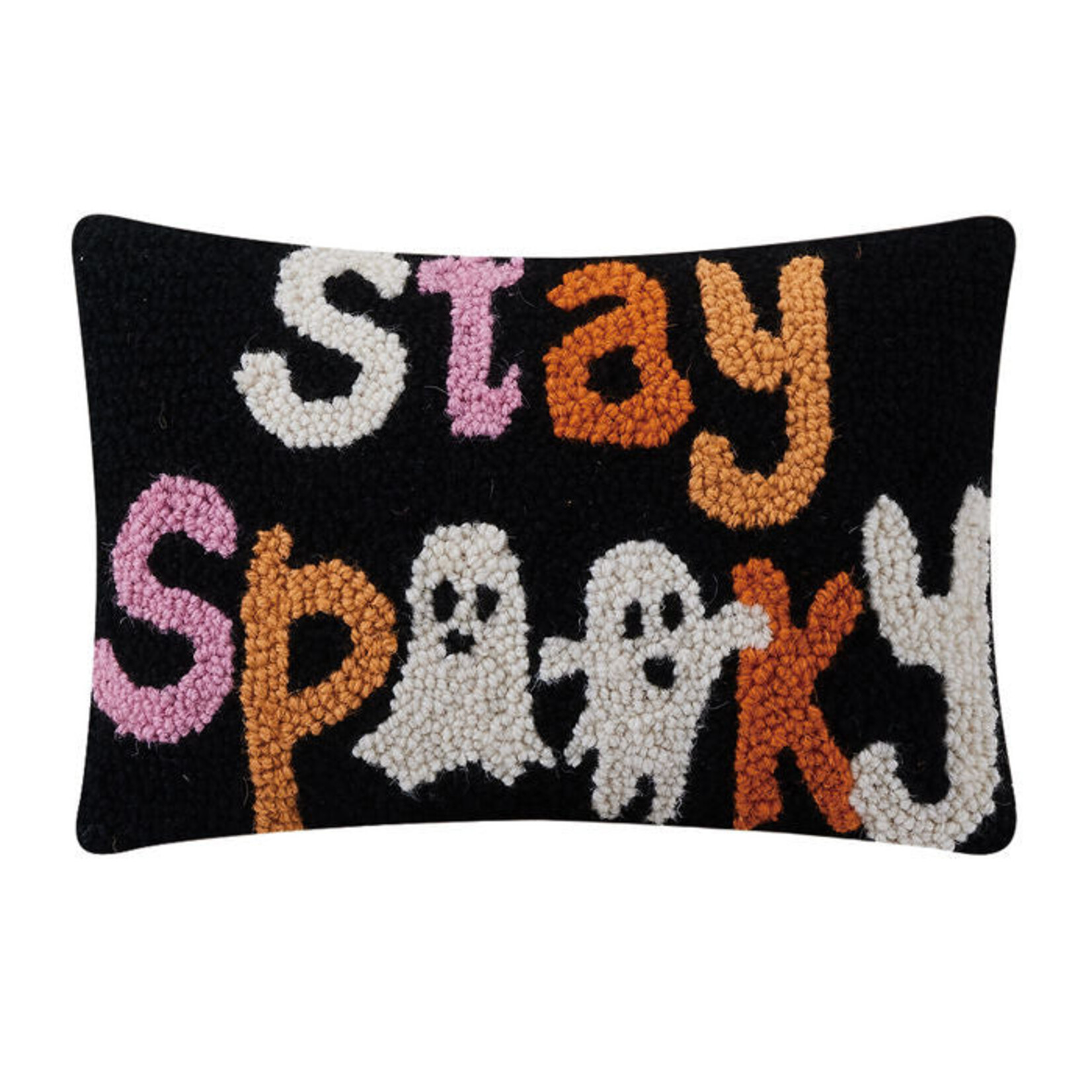 Peking Handicraft Stay Spooky Hook Pillow - 8x12