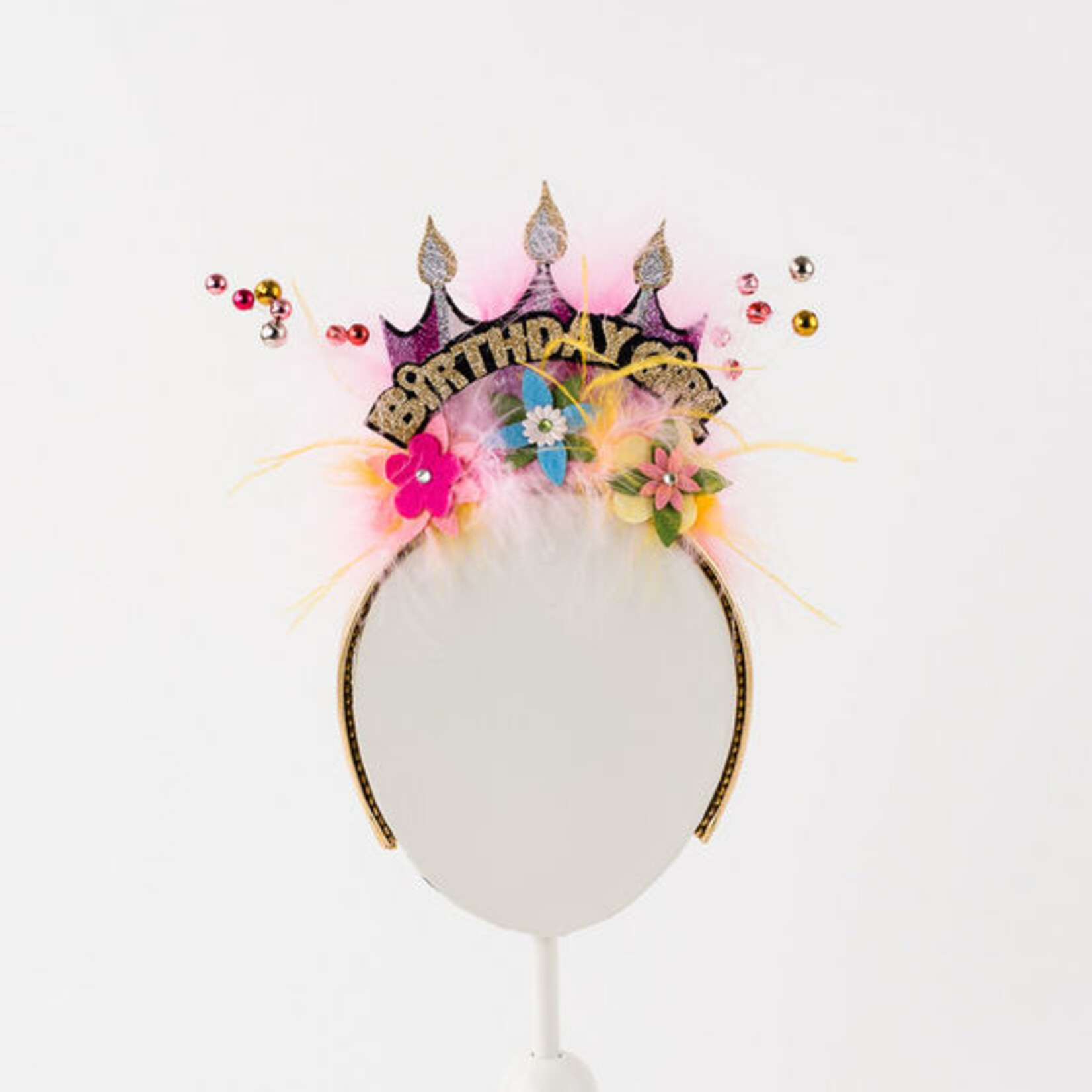 One Hundred 80 degrees Birthday Girl headband