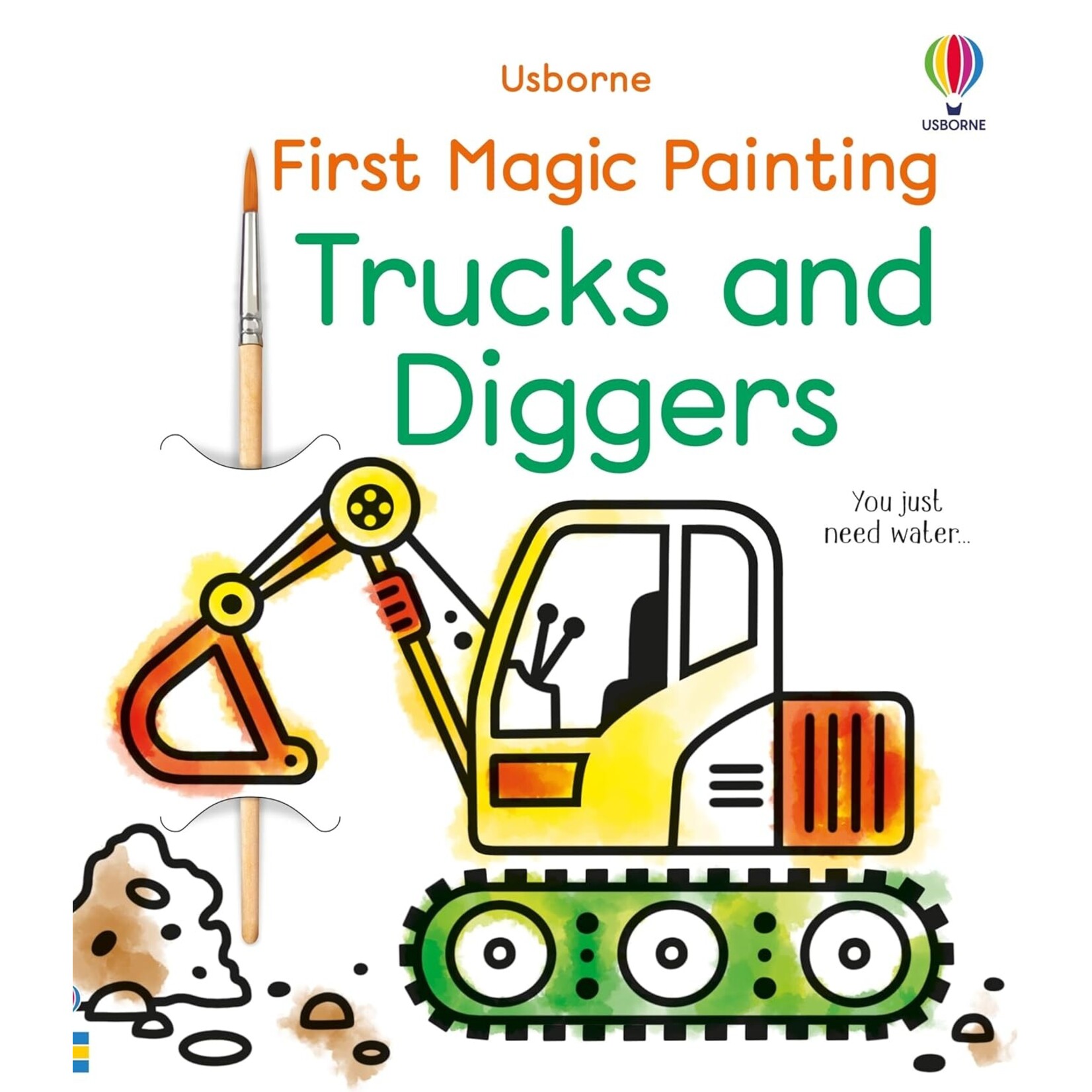 Usborne Publishing First Magic Painting Trucks and Diggers