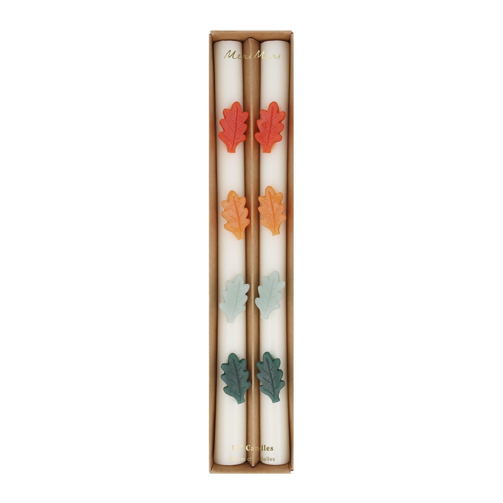 Meri Meri Meri Meri Leaf Table Candles - Set of 2