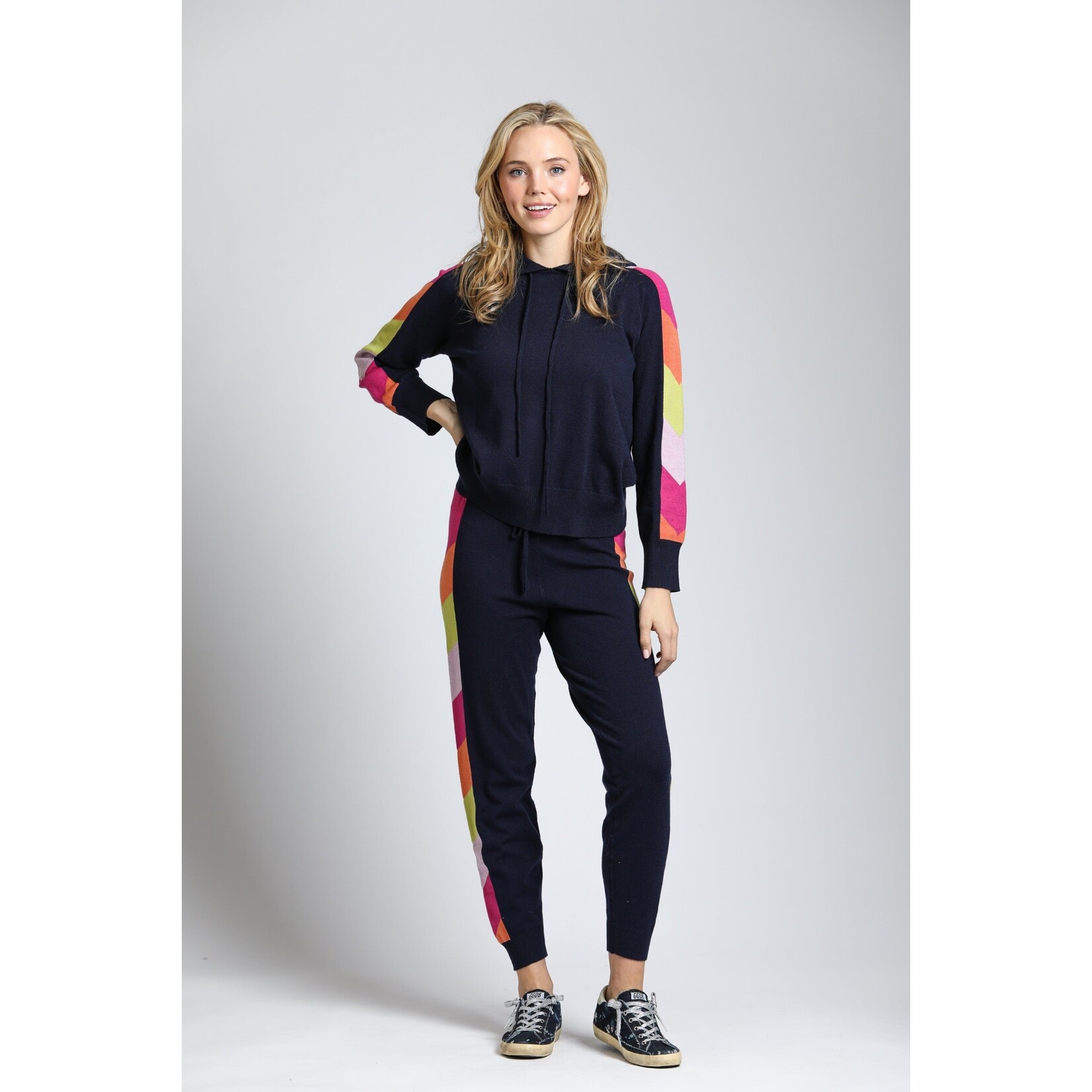 APNY APNY Jogger With Colorful Side Stripe