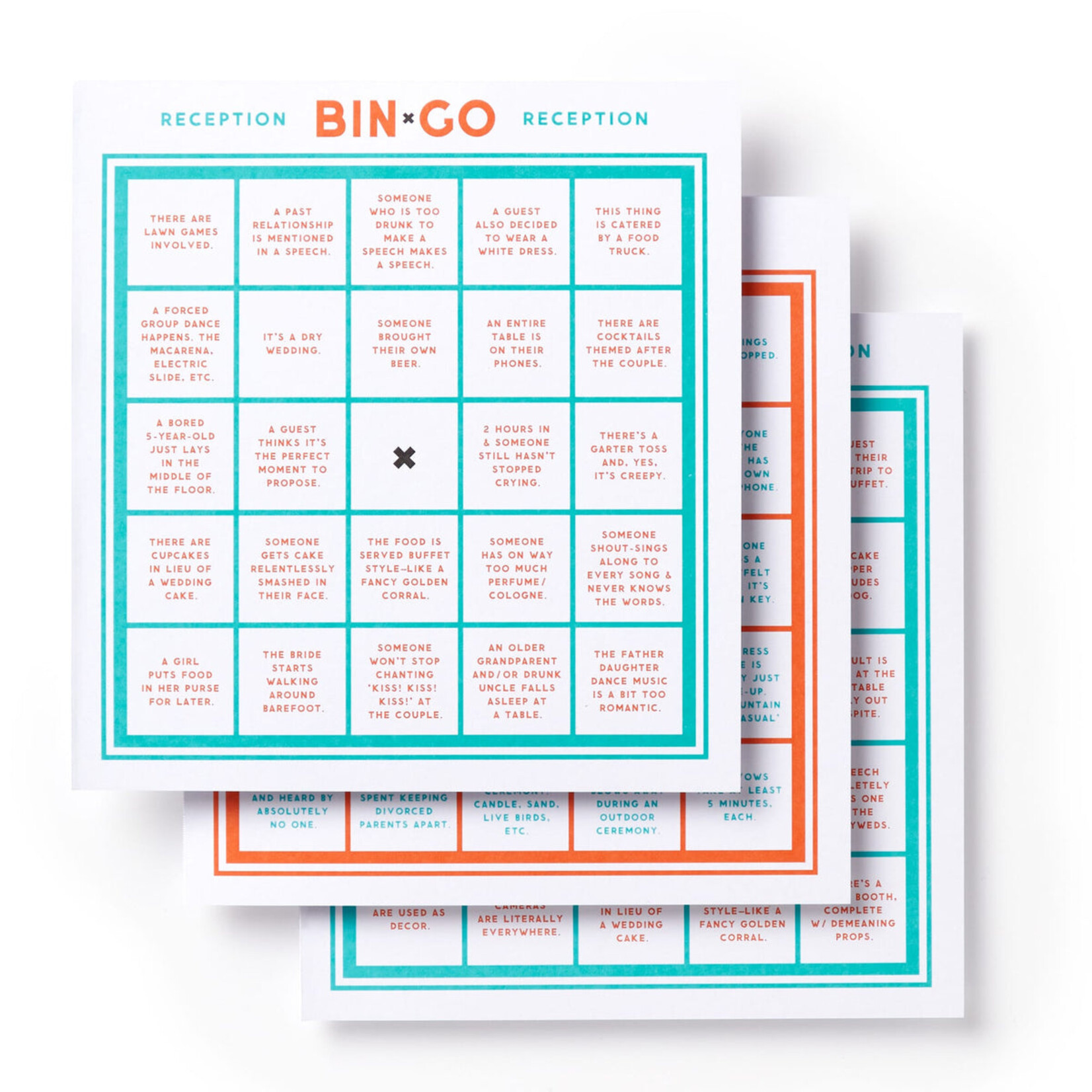 Hachette Book Group Brass Monkey Bin-go Endure A Wedding Bingo Book