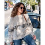 Mer-Sea Seacoast Stripe Sweater - Salty - One Size