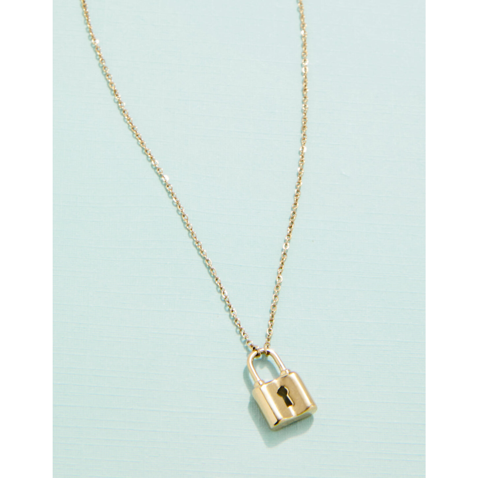 Spartina Spartina Padlock Necklace Padlock 16"