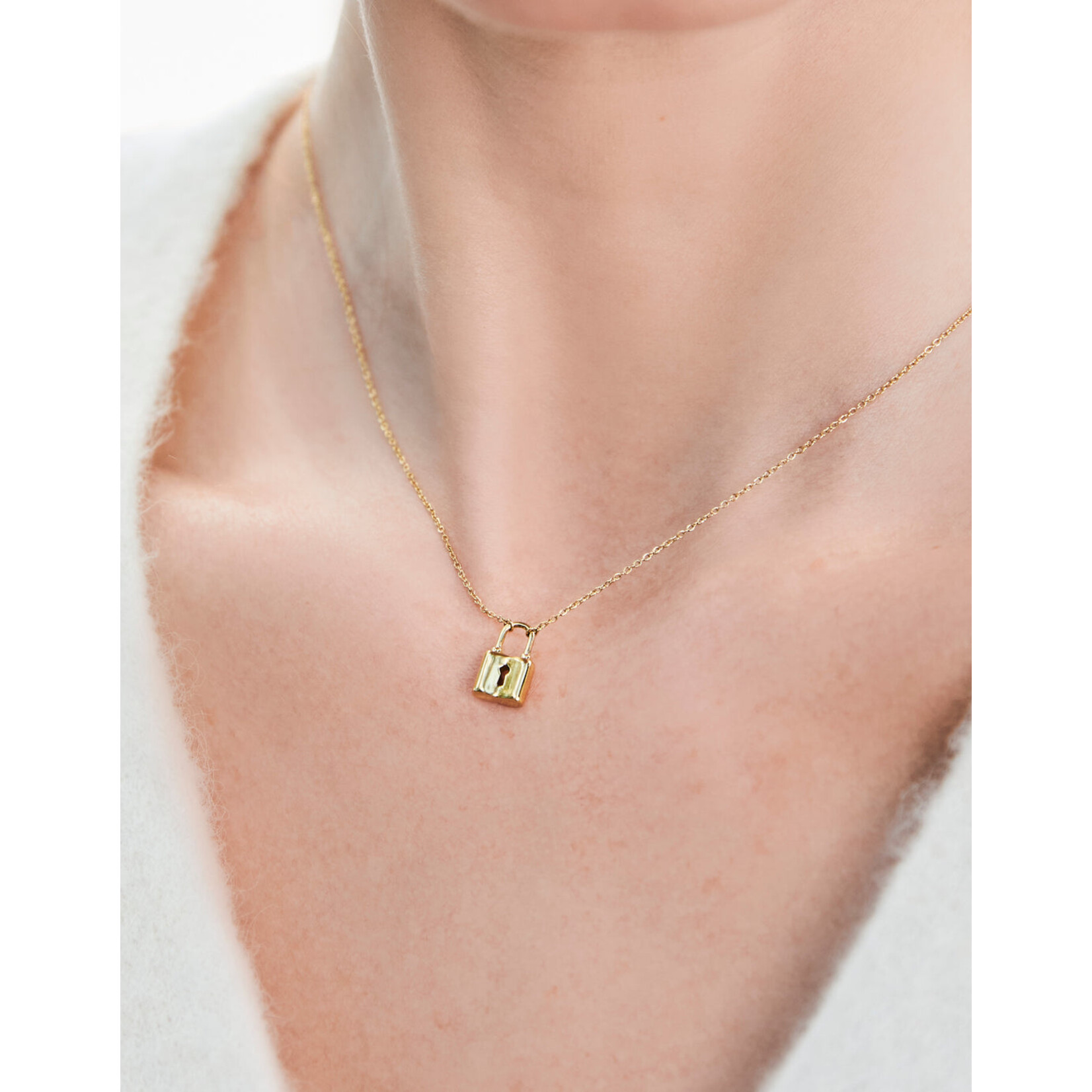 Spartina Spartina Padlock Necklace Padlock 16"