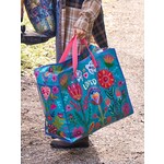 Natural Life Loved Jumbo Tote Bag With Zipper