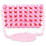 Iscream Iscream Pink Hearts Beaded Crossbody Bag