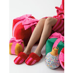 Shiraleah Chicago Shiraleah Felicity Heart Slippers, Red