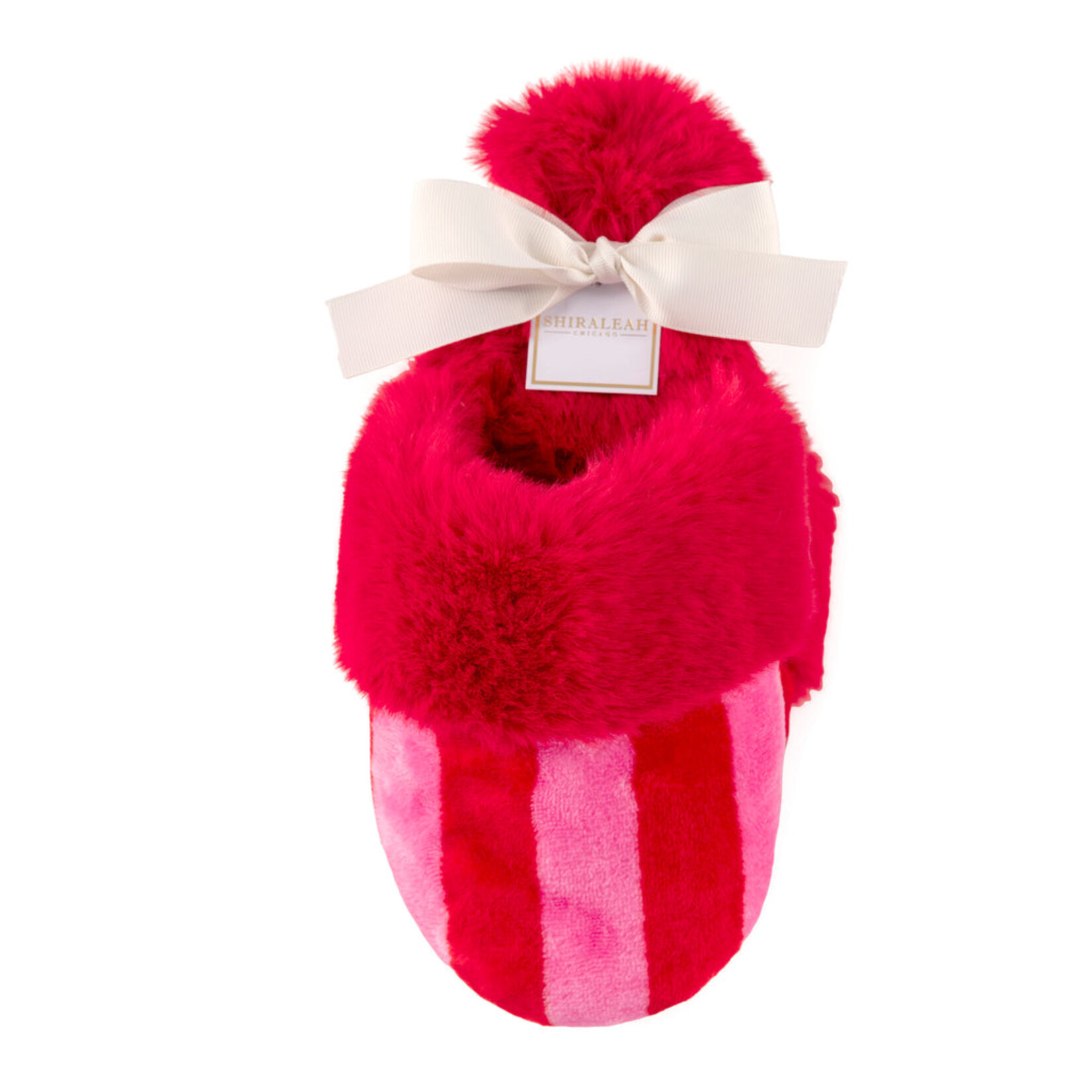 Shiraleah Chicago Shiraleah Felicity Heart Slippers, Red