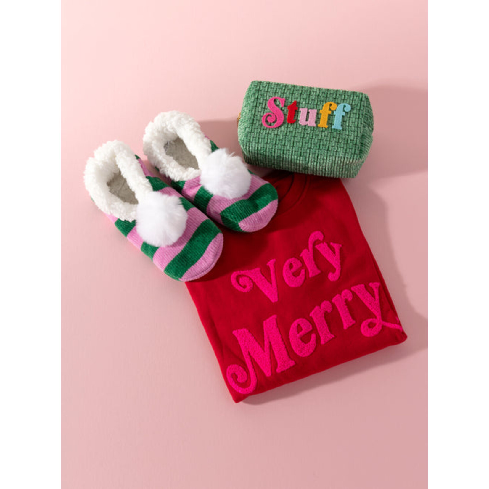 Shiraleah Chicago Shiraleah Arya Stripe Slippers, Green