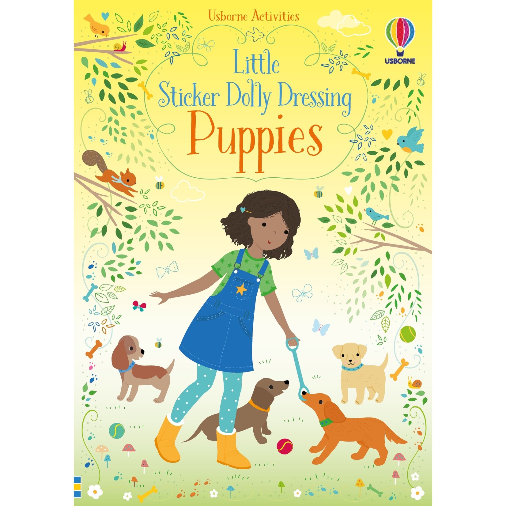 Harper Collins Usborne Little Sticker Dolly Dressing Puppies