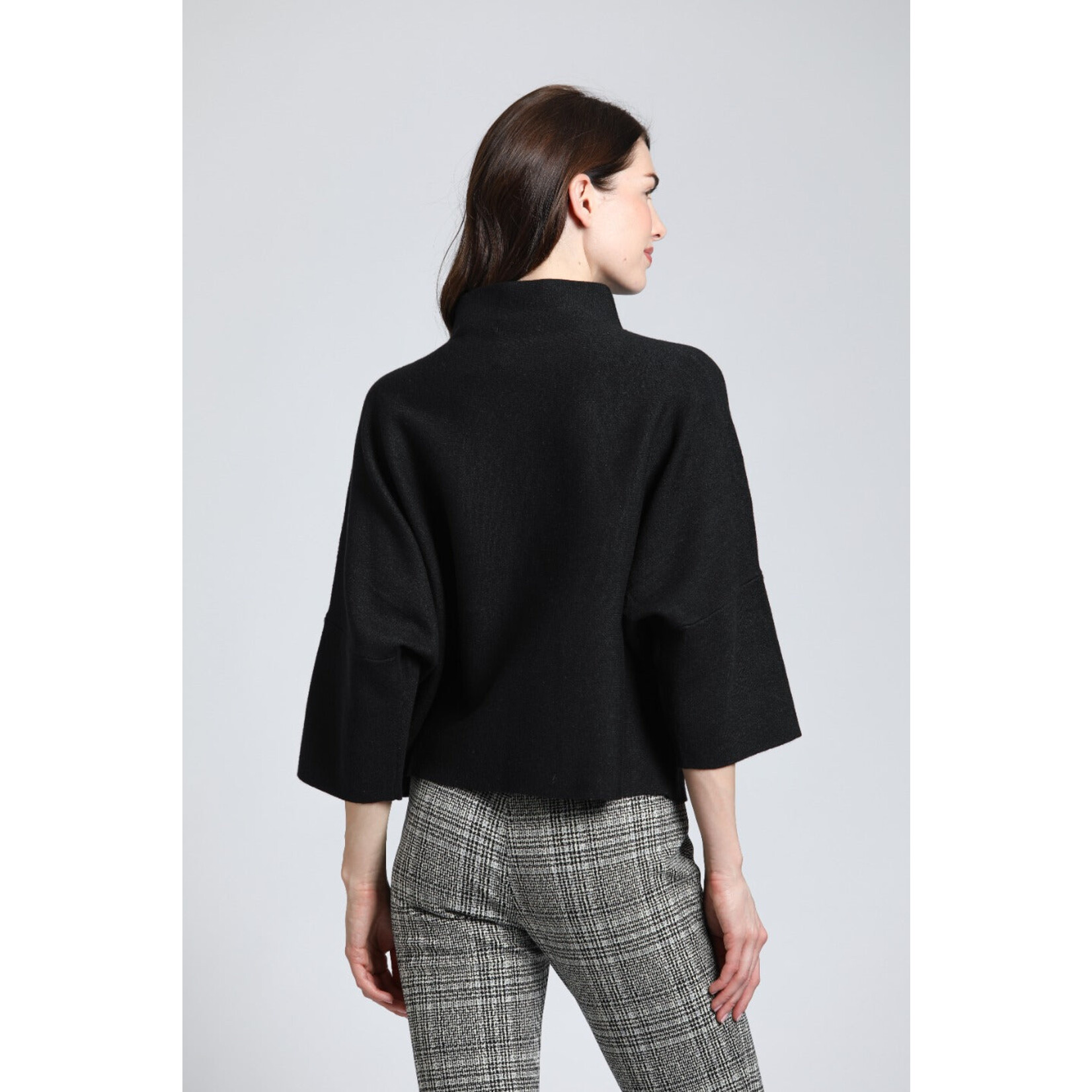 APNY APNY Funnel Neck Sweater with Patch Pocket