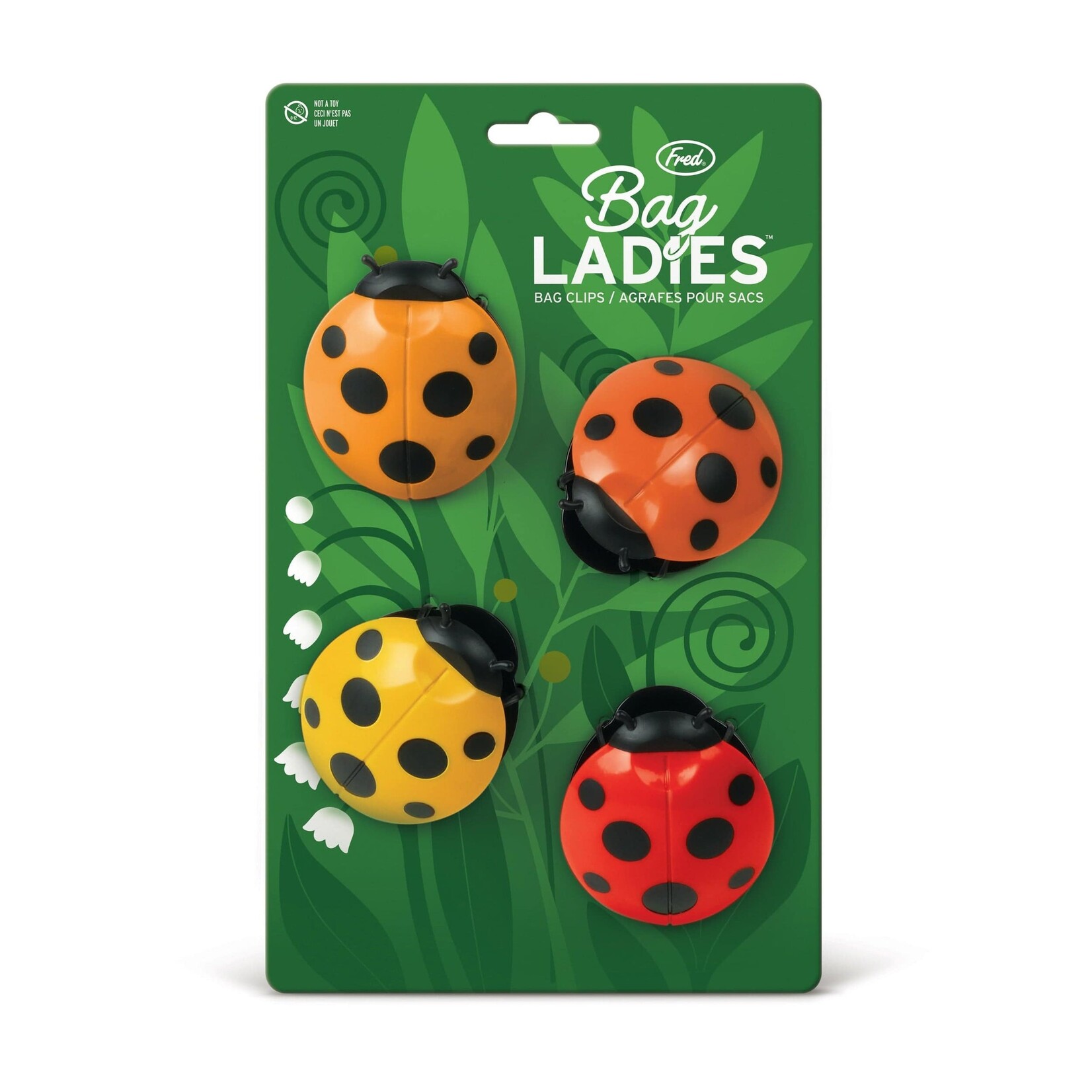 Fred & Friends Fred Bag Ladies - Bag Clips Set of 4