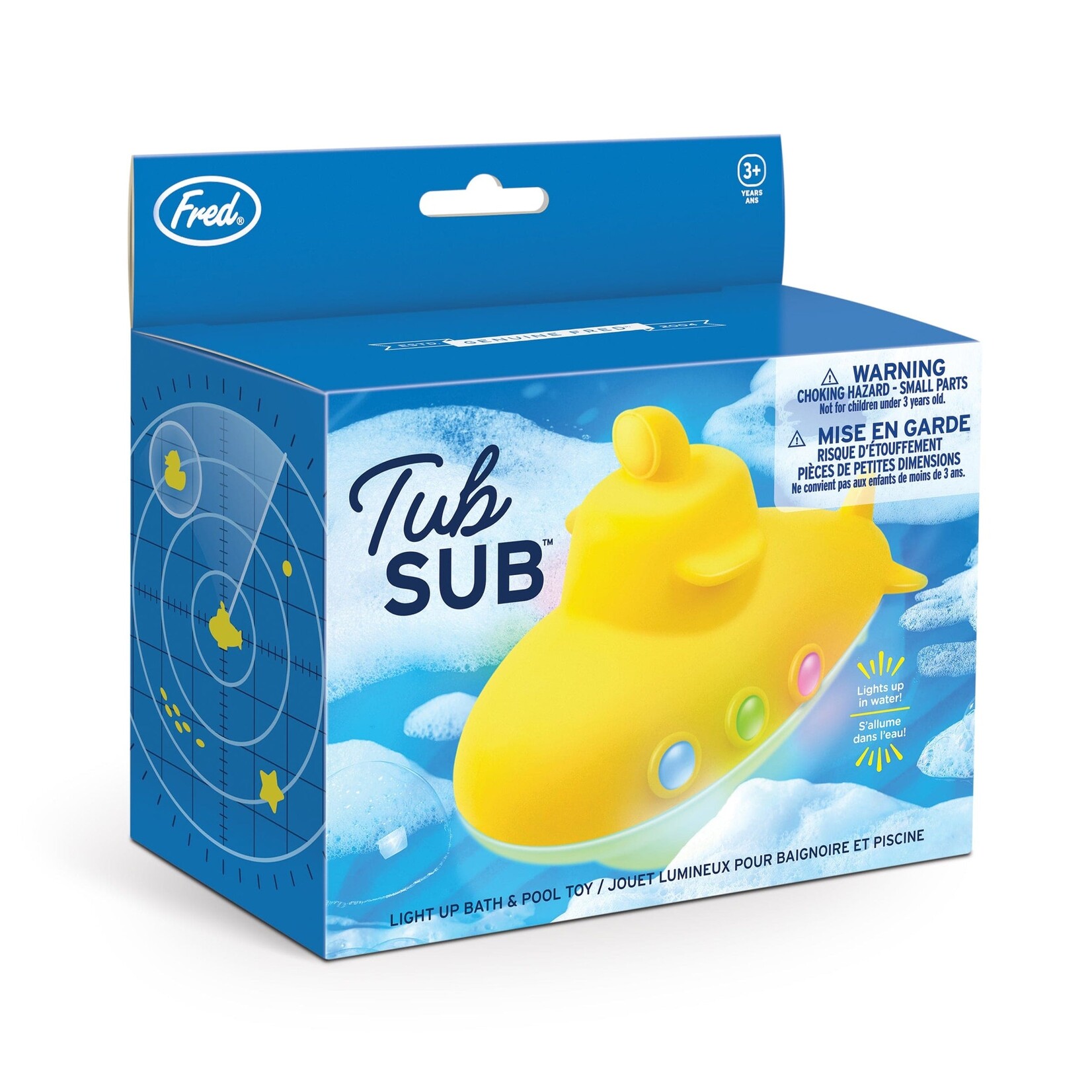 Fred & Friends Fred Tub Sub - LIght-up Bath Toy