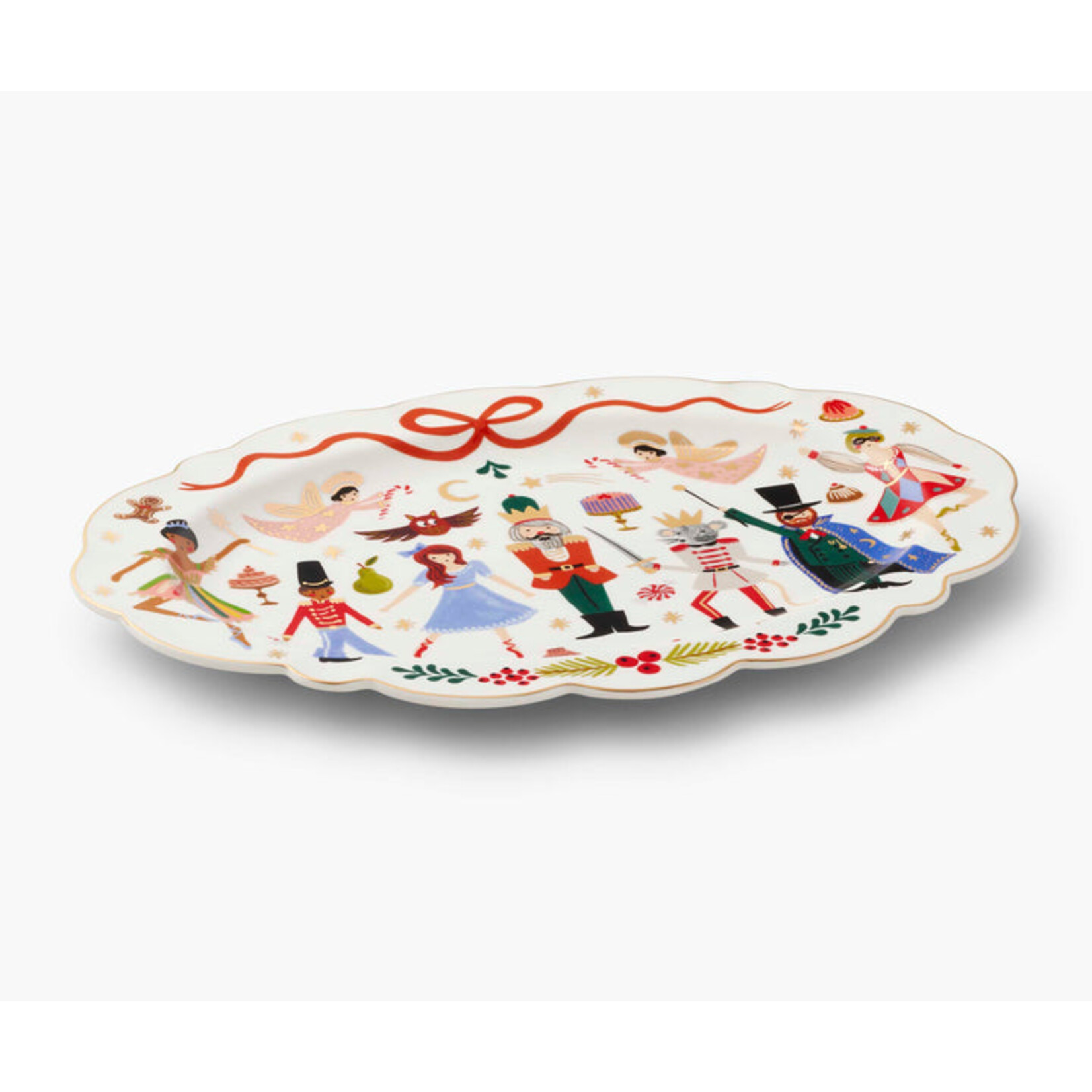 Rifle Paper Co. Nutcracker Large Porcelain Platter