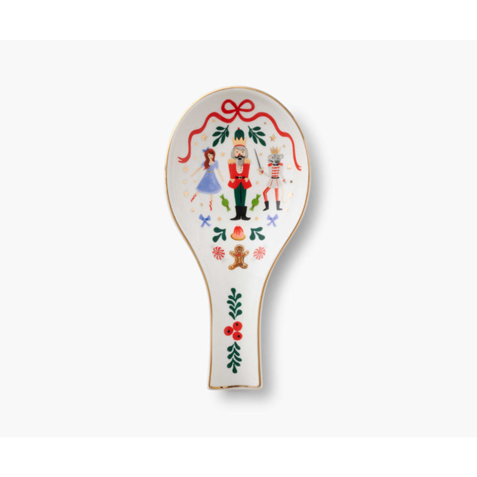 Rifle Paper Co. Nutcracker Porcelain Spoon Rest