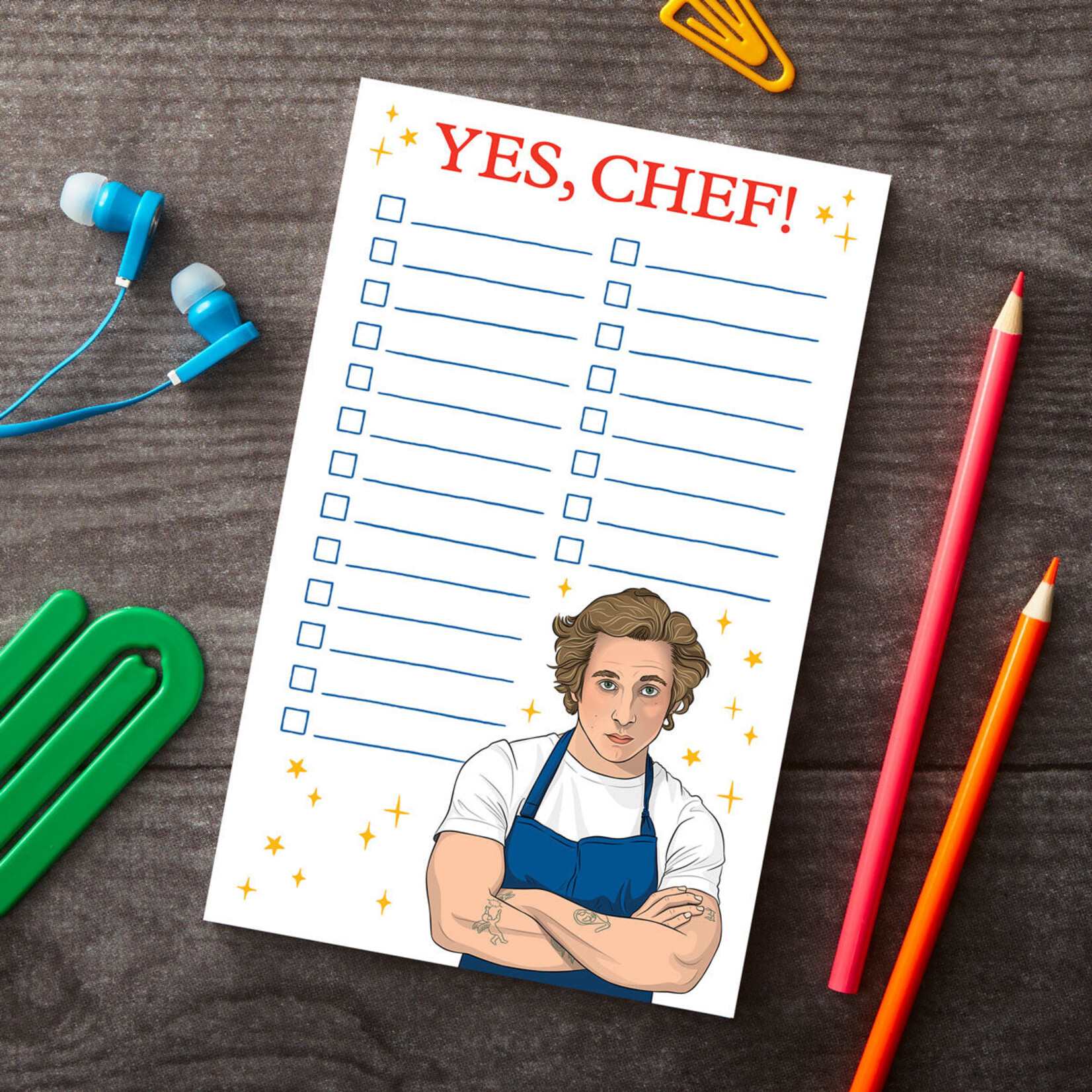 The Found Yes Chef!  The Bear Grocery List