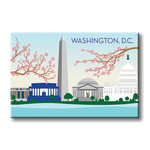 The Found Washington, DC skyline magnet